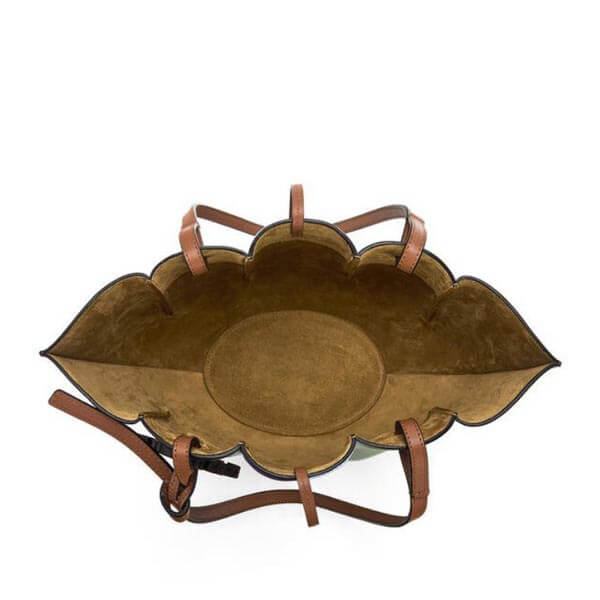 【ロエベ】国内発送★シェル トートバッグ スモール ストライプ